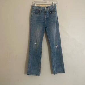 Rag & Bone jeans Maya High-rise Ankle Straight size 24